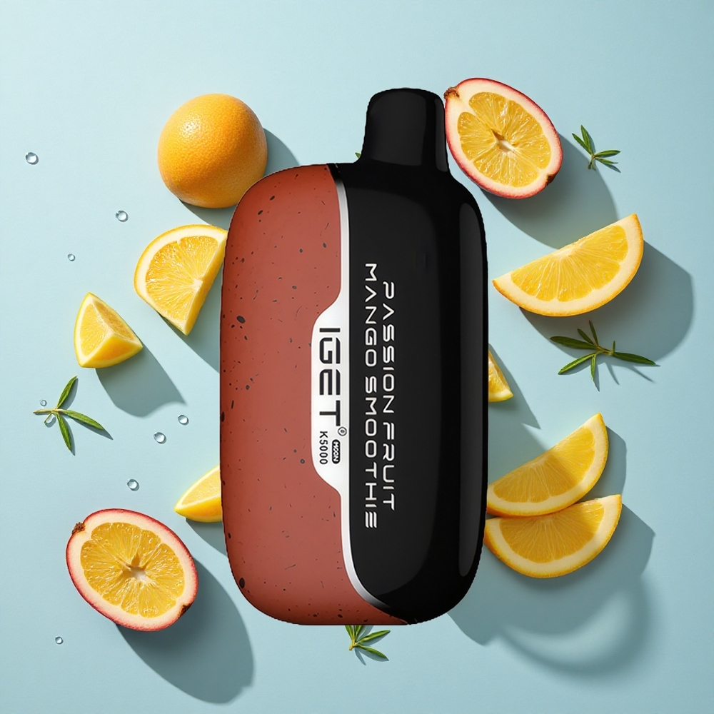 IGET Moon 5000 Puffs Passion Fruit Mango Smoothie Ireland Vape Wholesale