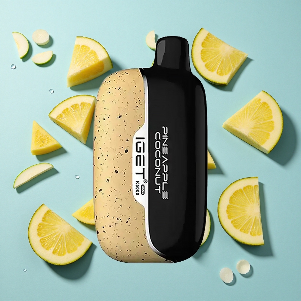 IGET Moon 5000 Puffs Pineapple Coconut Ireland Vape Wholesale PC