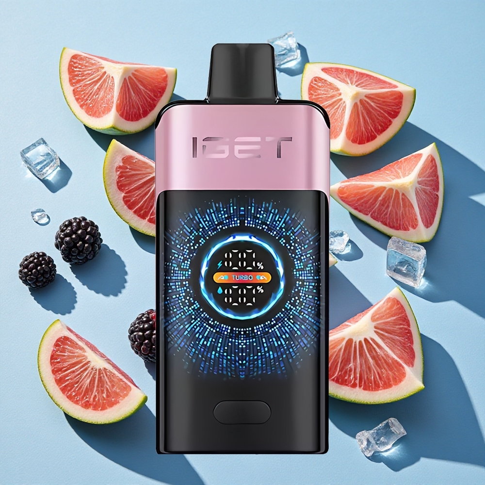 IGET ONE 12000 Puffs 2700mAh Disposable Vape Blackberry Ice Ireland Vape Wholesale