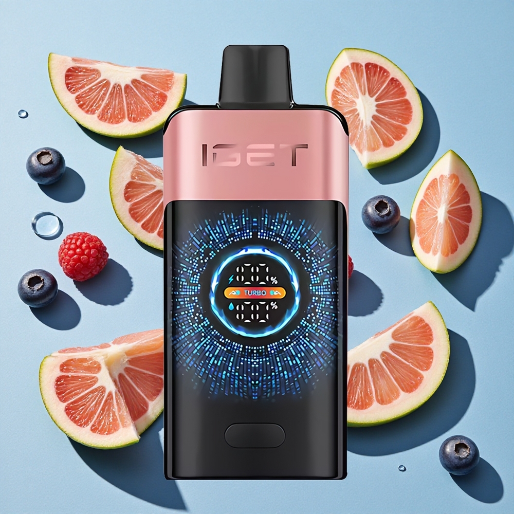 IGET ONE 12000 Puffs 2700mAh Disposable Vape Blueberry Raspberry Ireland Vape Wholesale