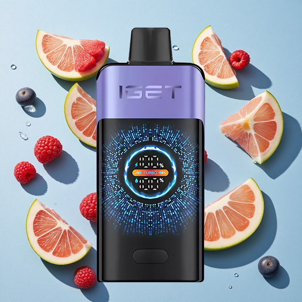 IGET ONE 12000 Puffs 2700mAh Disposable Vape Raspberry Grape Ice Ireland Vape Wholesale