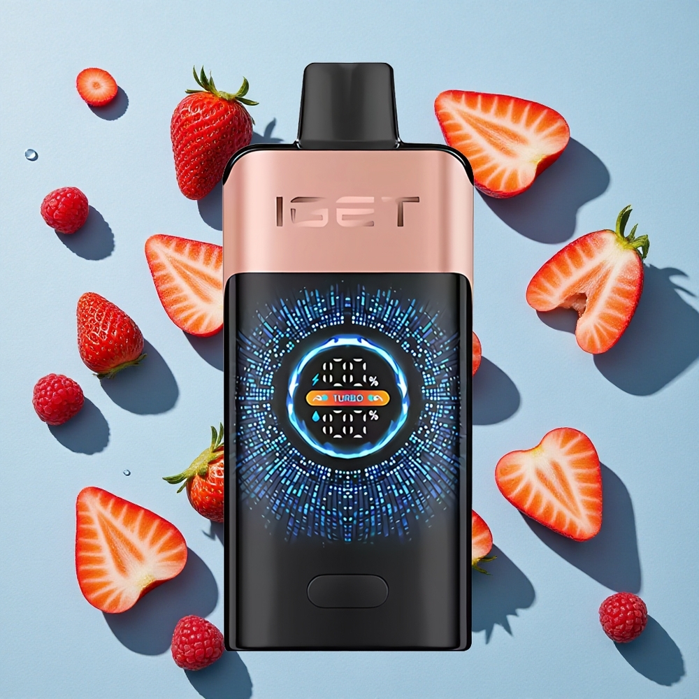 IGET ONE 12000 Puffs 2700mAh Disposable Vape Strawberry Raspberry Ireland Vape Wholesale