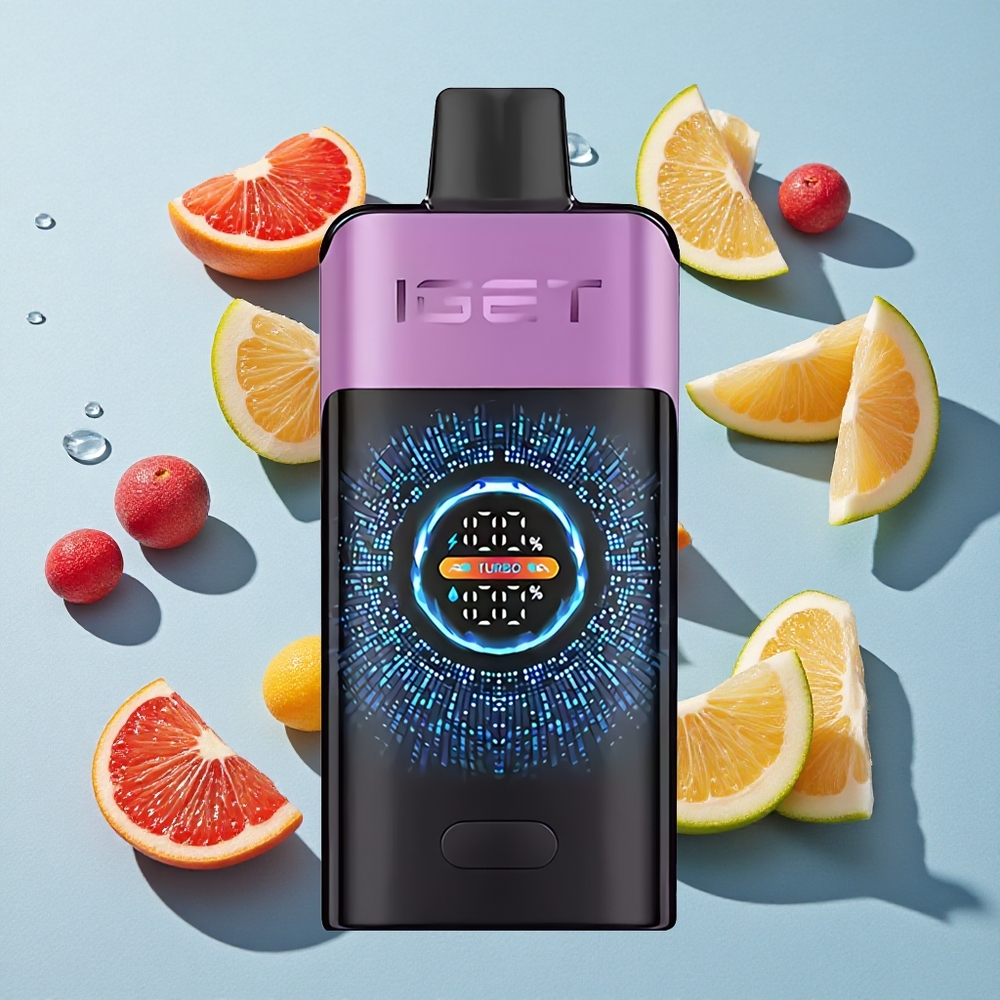 IGET ONE 12000 Puffs Chupa Chups Grape Ireland Vape Wholesale 2700 mAh