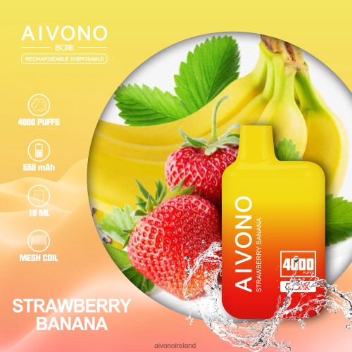 Aivono AIM BOXX 4000 Strawberry Banana V0F6L4231 - Aivono Dublin