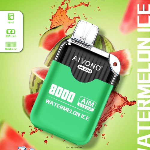Aivono AIM CLEAR 8000 Watermelon Ice V0F6L4204 - Aivono Vape Ireland
