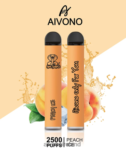 Aivono AIM SNAKE 2500 Peach Ice V0F6L4316 - Aivono Vape Ireland