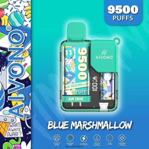 Aivono AIM TANK 9500 Blue Marshallow V0F6L442 - Aivono Vape Review