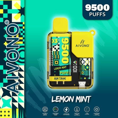 Aivono AIM TANK 9500 Lemon Mint V0F6L435 - Aivono Dublin