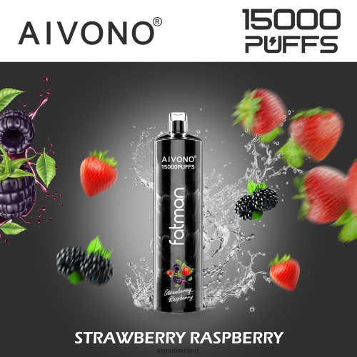 Aivono FATMAN 15000 Strawberry Raspberry V0F6L415 - Aivono Dublin