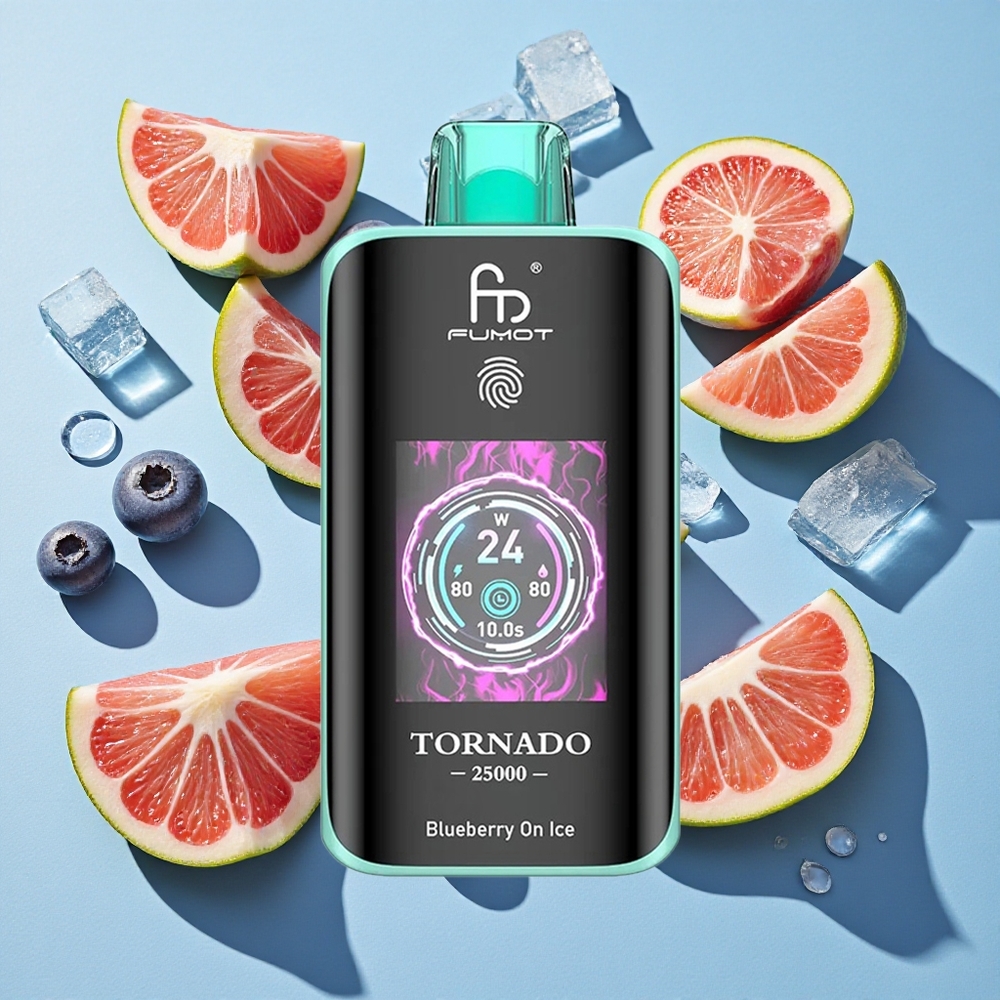 Fumot Tornado 25000 Puffs Blueberry On Ice 700mAh Ireland Vape Wholesale