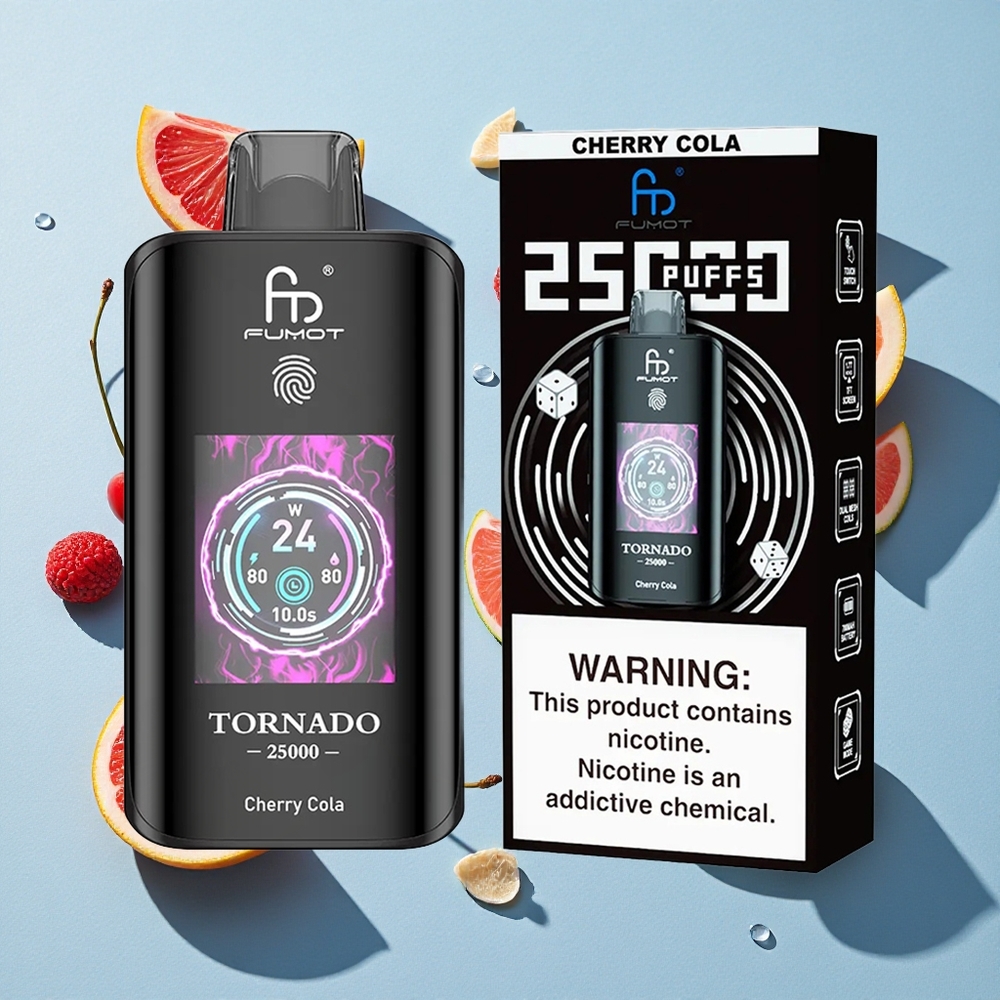 Fumot Tornado 25000 Puffs Cherry Cola 700mAh Ireland Vape Wholesale