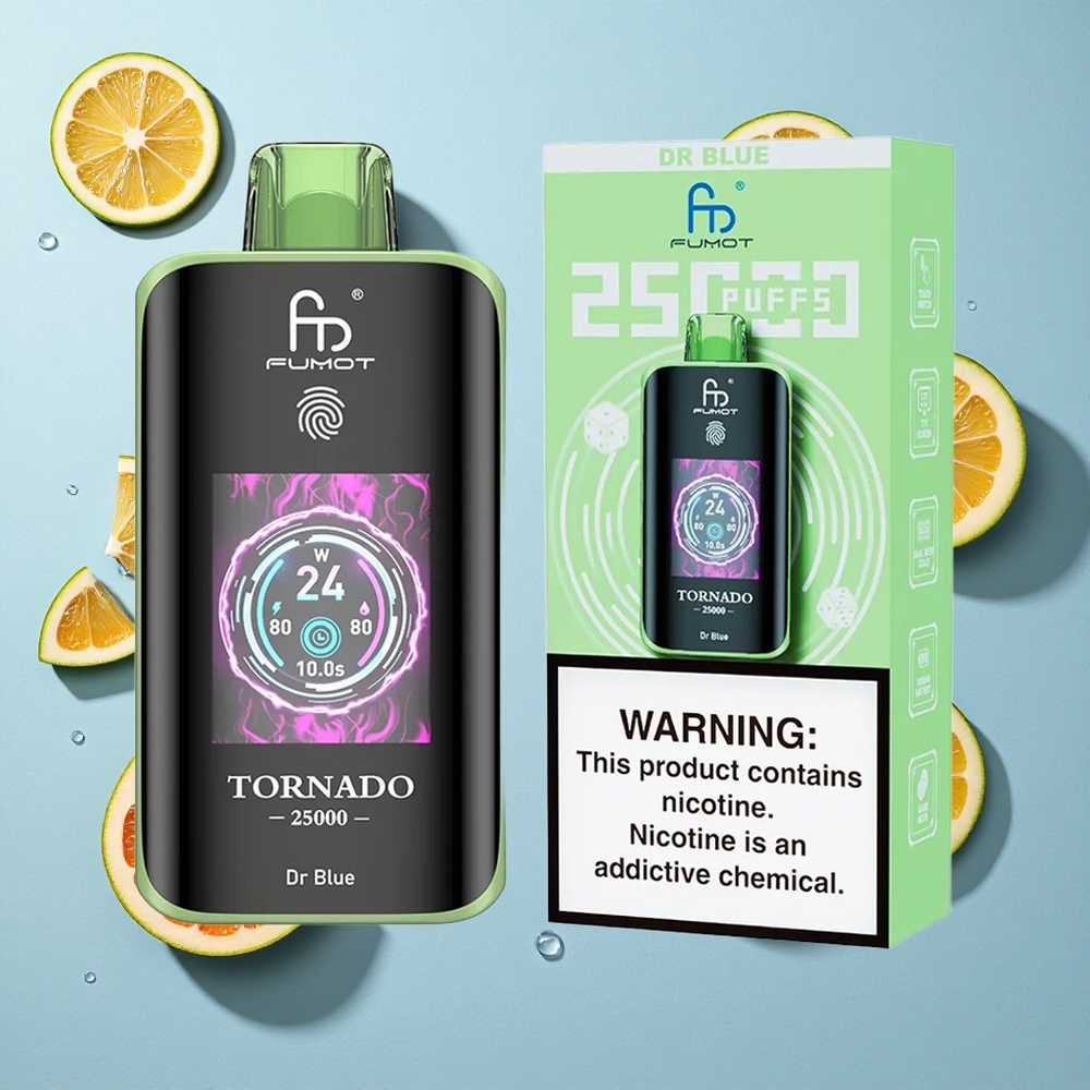 Fumot Tornado 25000 Puffs Dr Blue 700mAh Ireland Vape Wholesale
