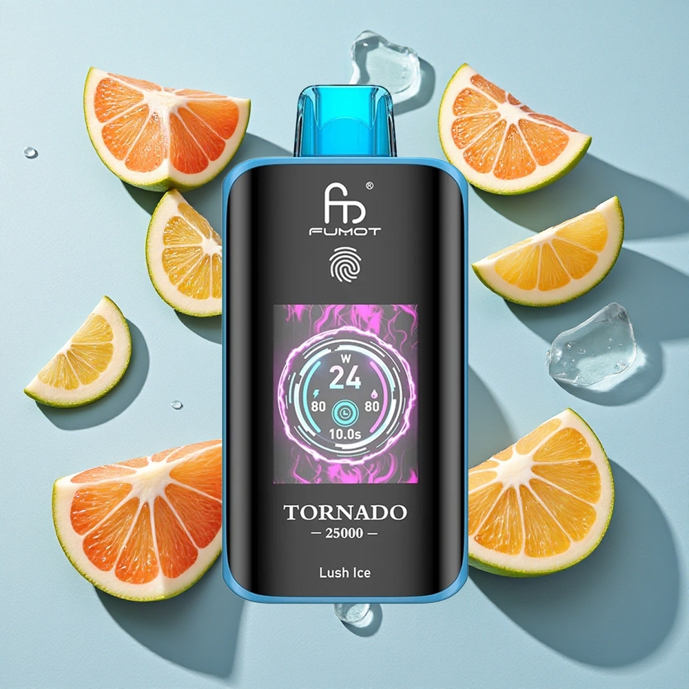 Fumot Tornado 25000 Puffs Lush Ice Ireland Vape Wholesale Rechargeable