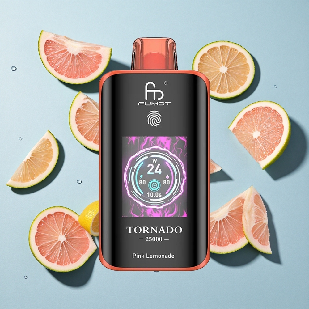 Fumot Tornado 25000 Puffs Pink Lemonade 700mAh Ireland Vape Wholesale