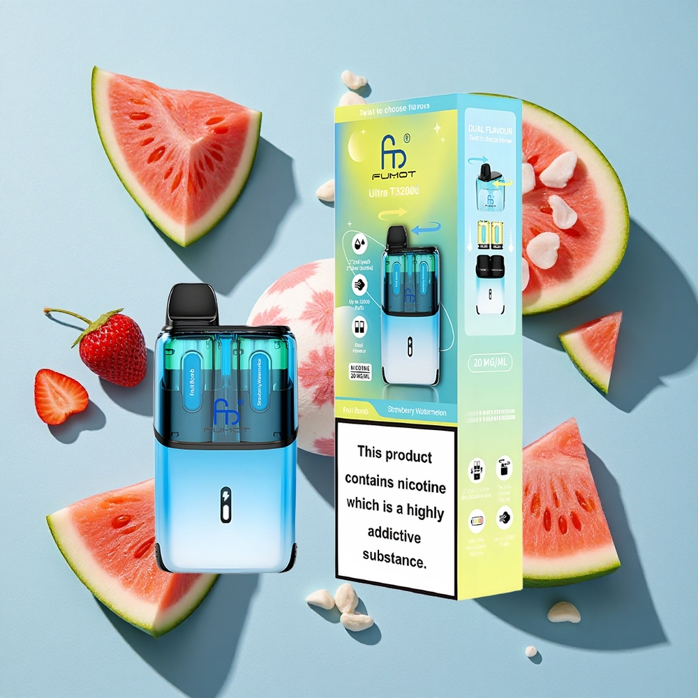 Fumot Ultra T32000 Strawberry Watermelon Ireland Vape Wholesale Mesh Coil