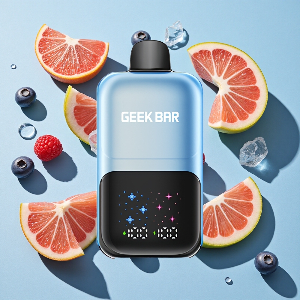 GEEK BAR 2GO 50000 Puffs Blueberry Raspberry Ice Ireland Vape Wholesale Rechargeable
