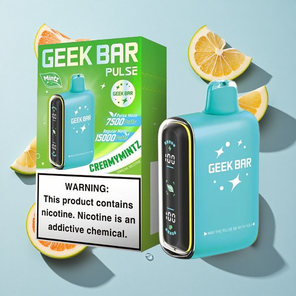 Geek Bar Pulse 15000 Puffs Mintz Ireland Vape Wholesale 16ML