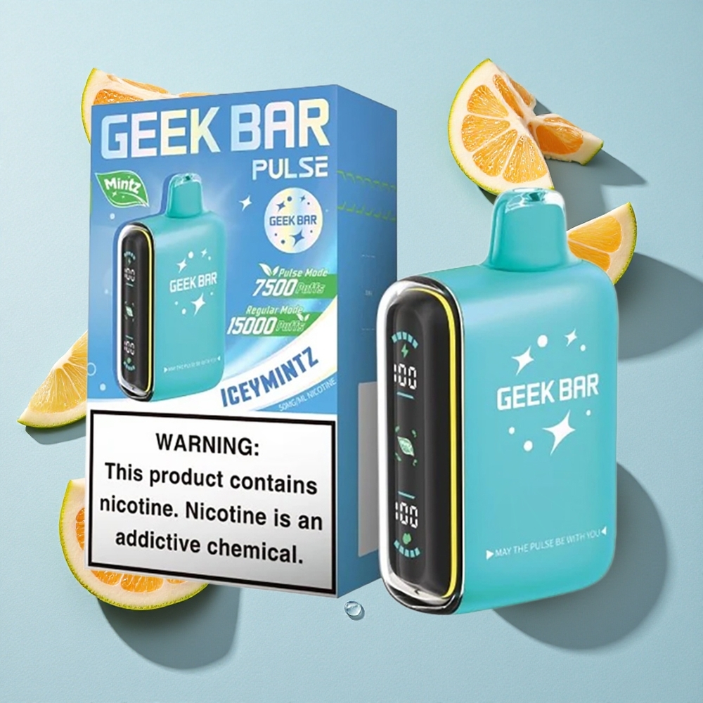 Geek Bar Pulse 15000 Puffs Mintz Ireland Vape Wholesale 16ML