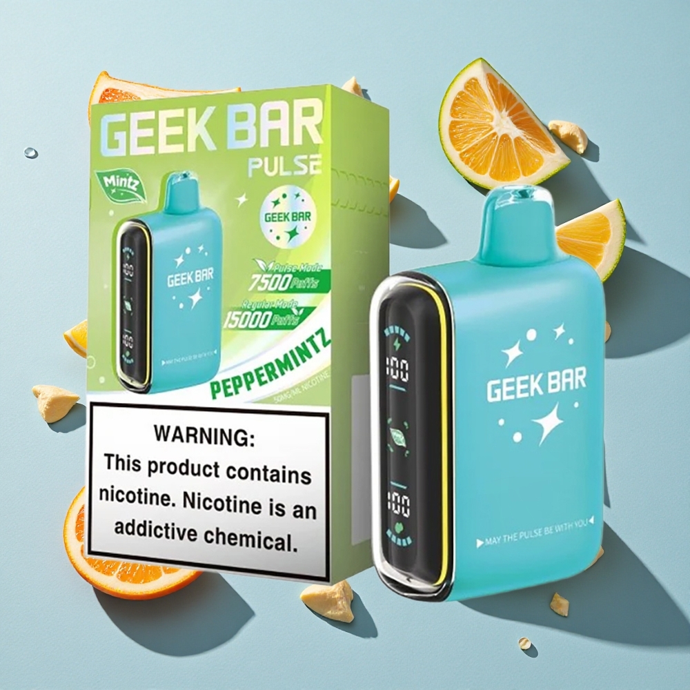 Geek Bar Pulse 15000 Puffs Mintz Ireland Vape Wholesale 16ML