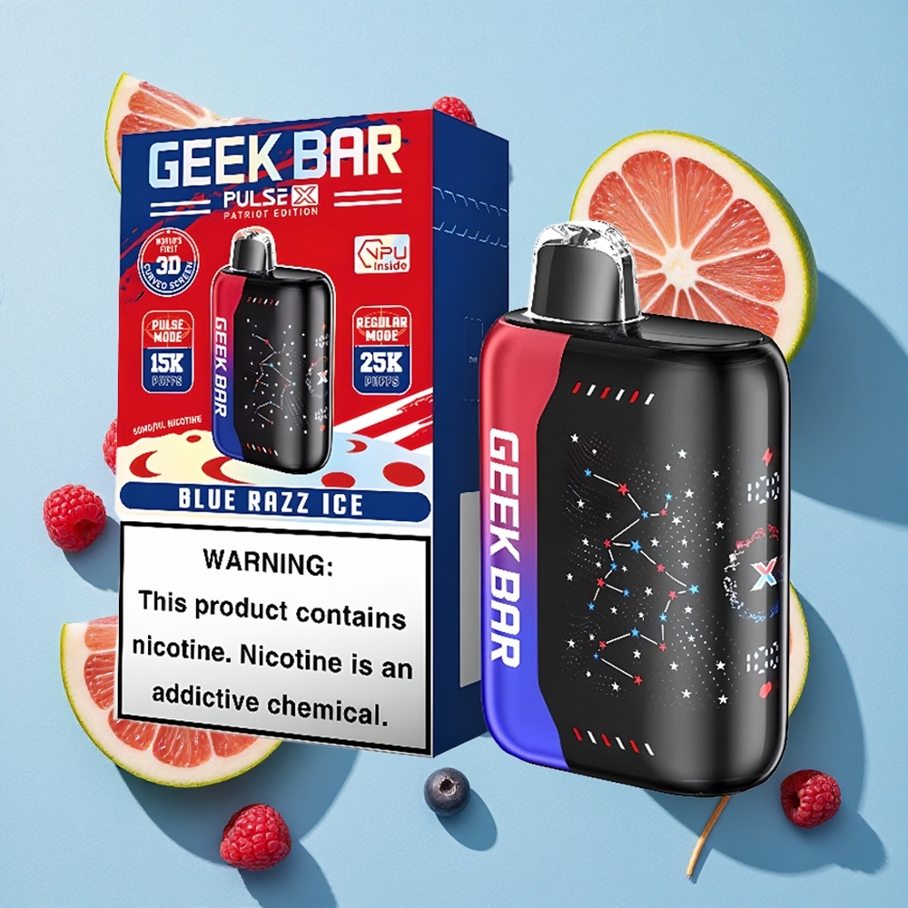 Geek Bar Pulse X 25000 Puffs Patriot Ireland Vape Wholesale