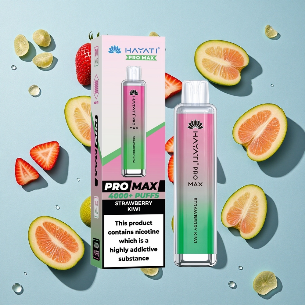 Hayati Pro Max 4000 Puffs Strawberry Kiwi 1400mAh Ireland Vape Wholesale