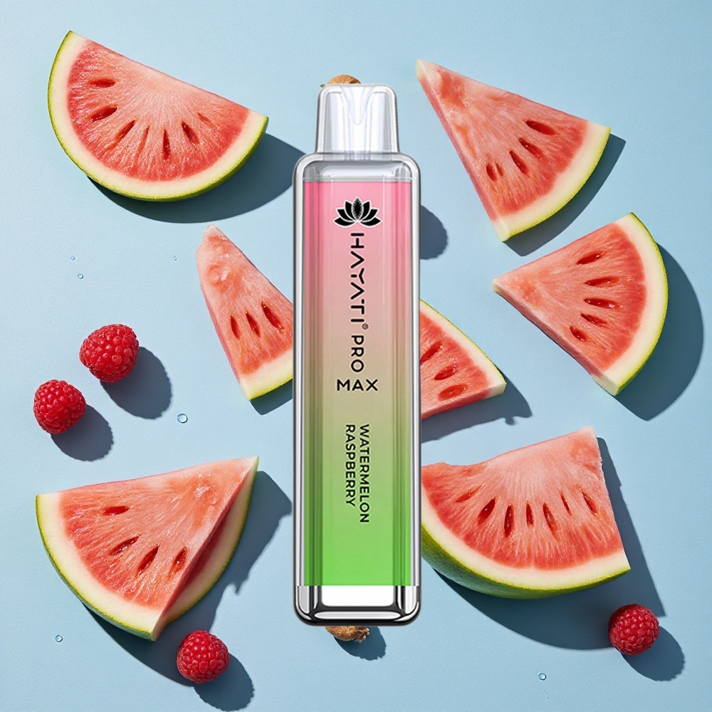 Hayati Pro Max 4000 Puffs Watermelon Raspberry Ireland Vape Wholesale Rechargeable