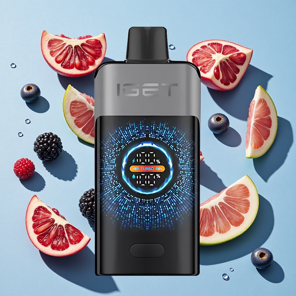 IGET ONE 12000 Puffs 2700mAh Blackberry Cherry Pomegranate Ireland Vape Wholesale