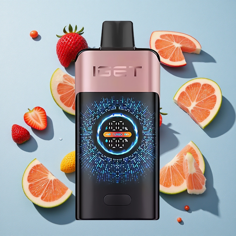 IGET ONE 12000 Puffs 2700mAh Disposable Vape Chupa Chups Strawberry Ireland Vape Wholesale